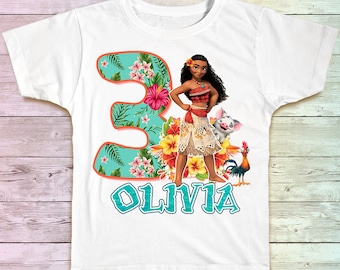 Moana Birthday Shirt, Moana Maui Family Birthday Tshirt, Matching Shirts, Moana Mommy Birthday Party Shirt , Moana Daddy Birthday Shirt