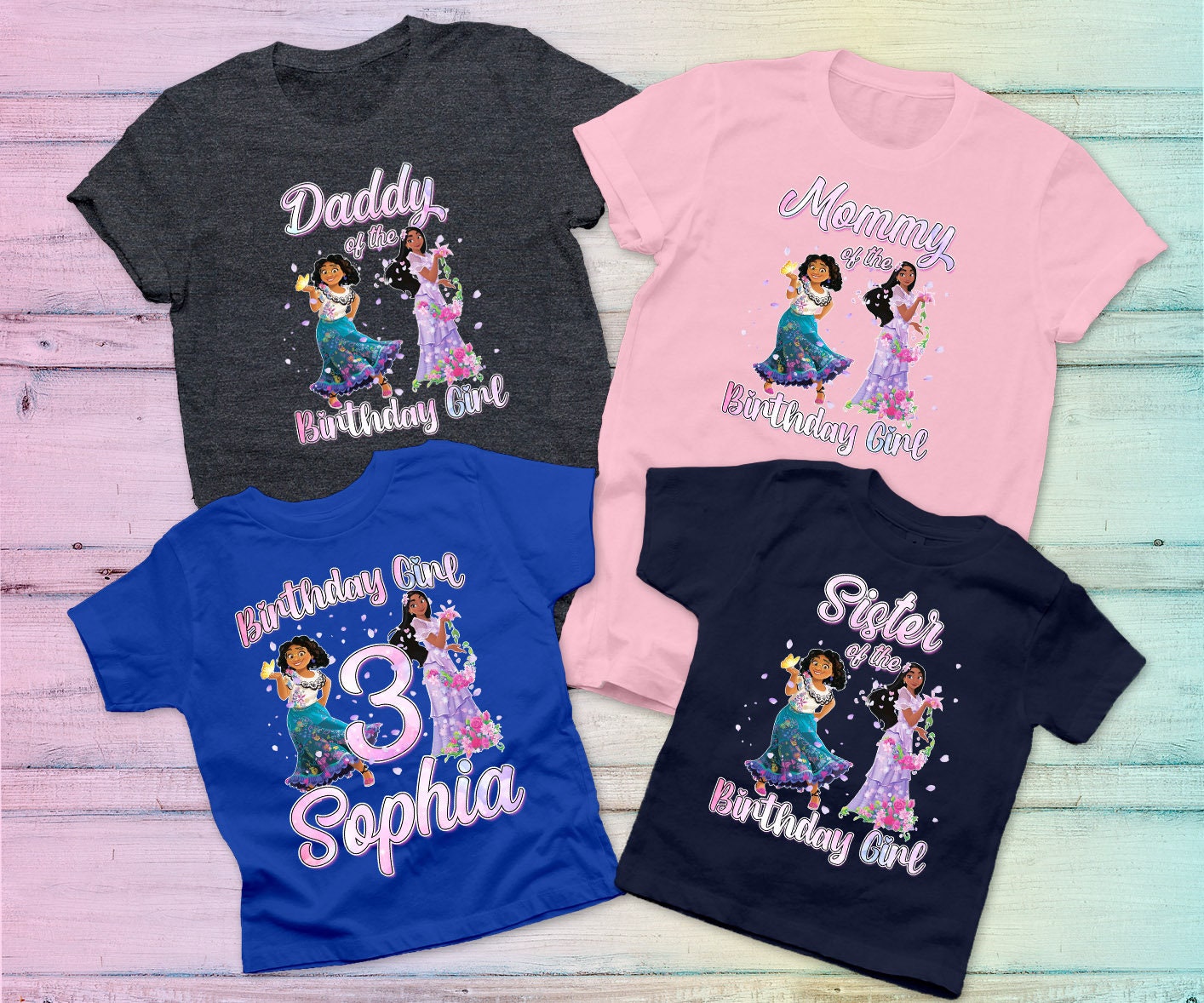 Disney Girls Princess Graphic T-Shirt, Sizes 4-18, Girl's, Size: Small, Blue