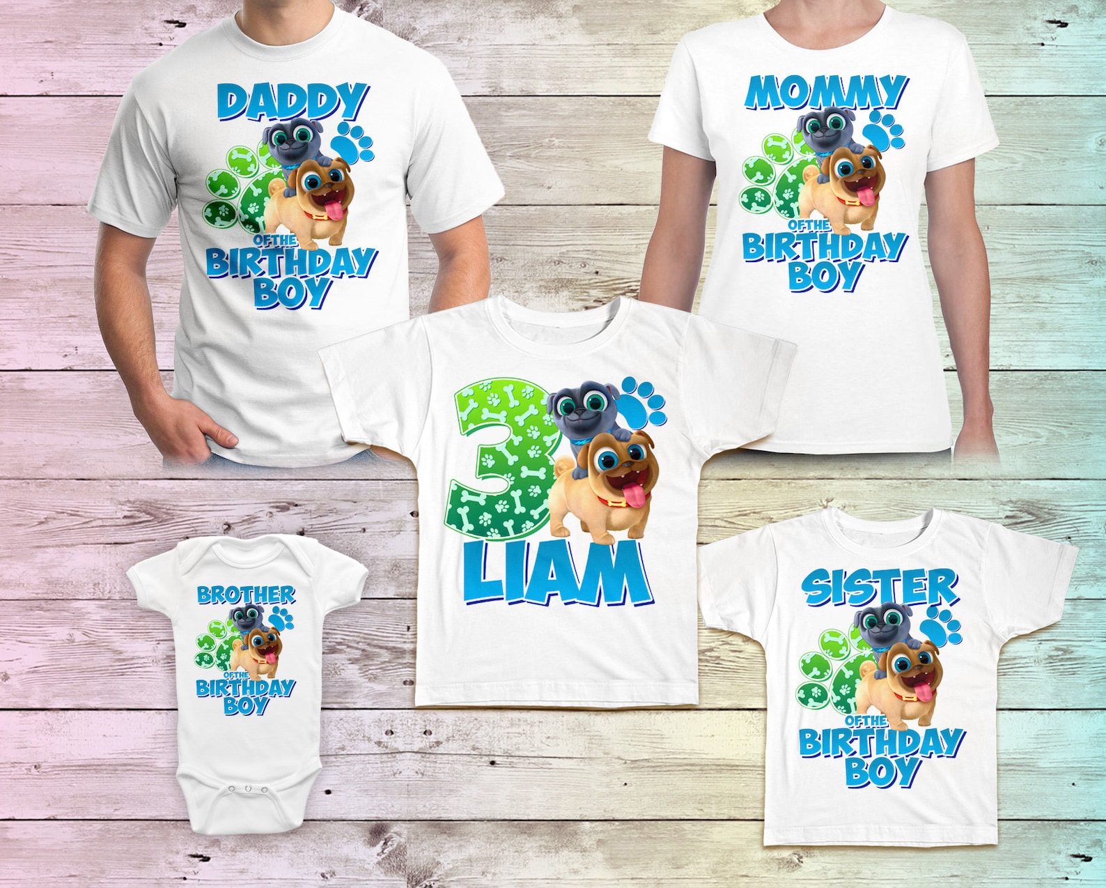 puppy dog pals birthday shirt