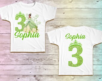 Princess Tiana Birthday Shirt, Princess Tiana Shirt, Tiana Family