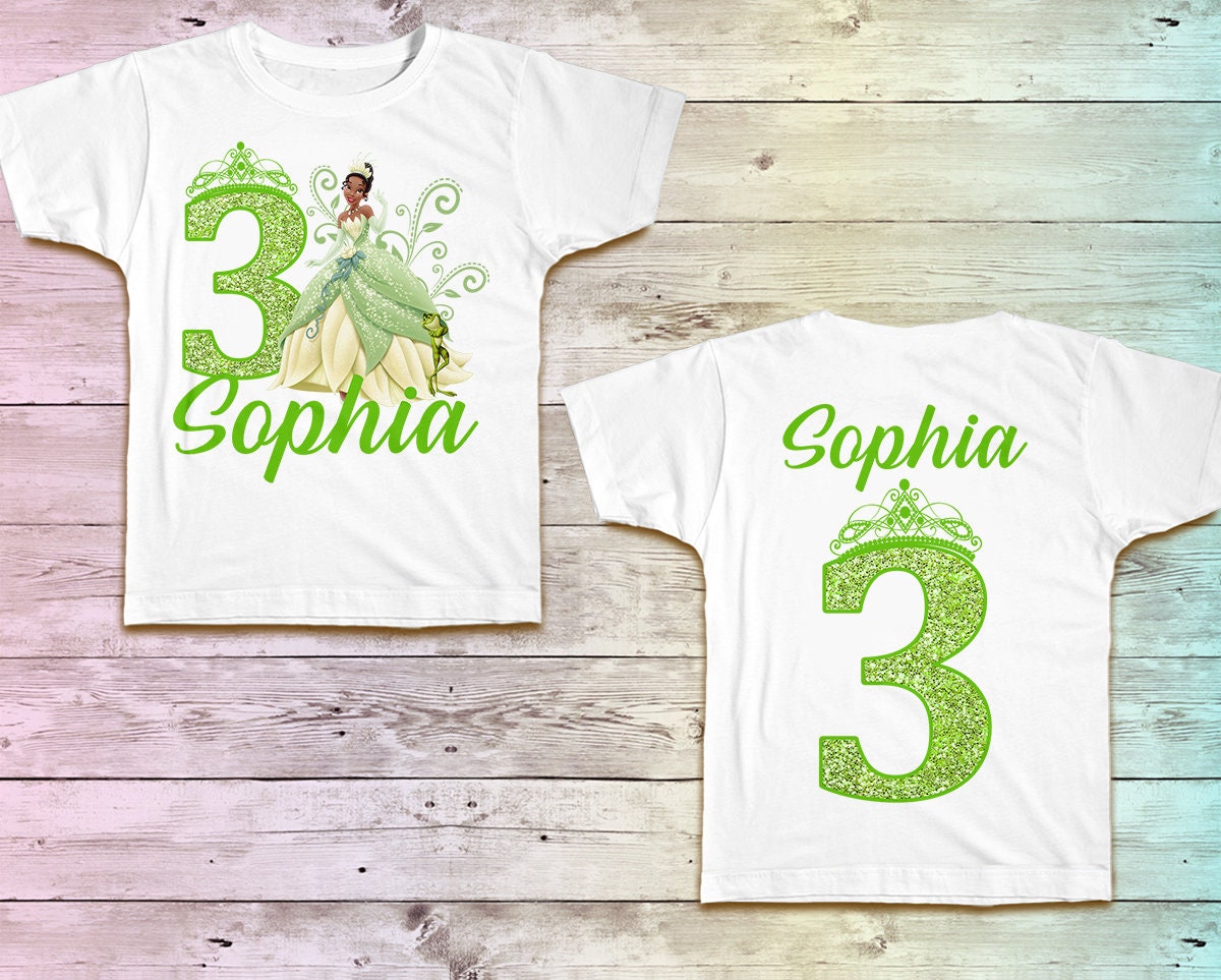 Princess Tiana Birthday Shirt Princess Tiana Shirt Tiana | Etsy