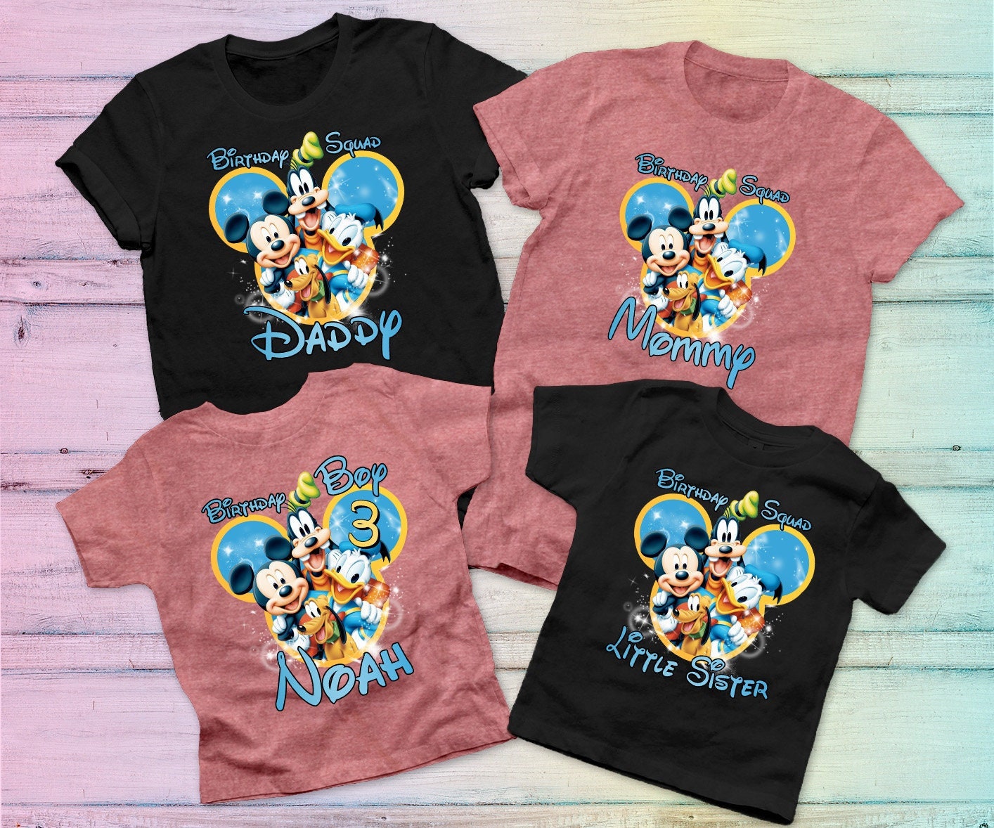 Mickey mouse hotsell family shirts birthday