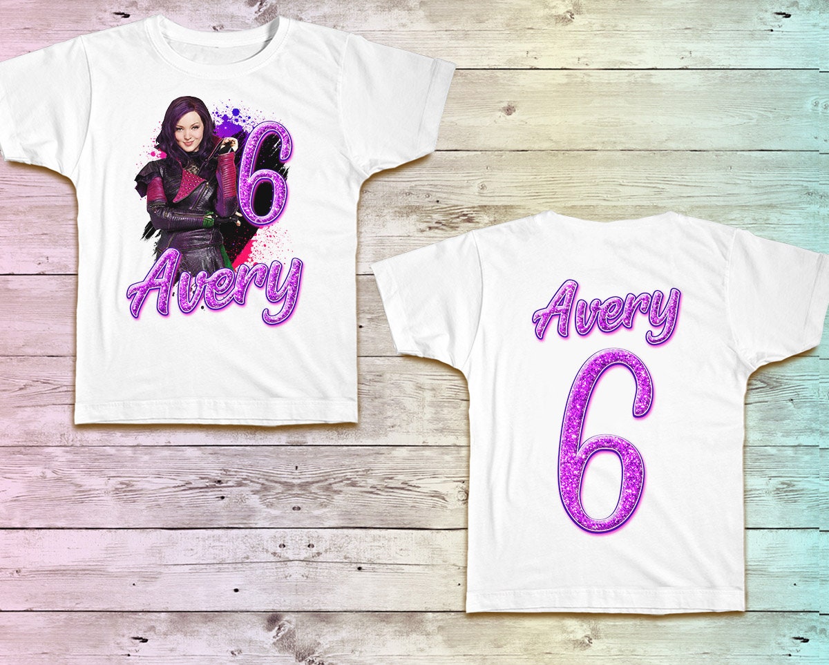 Descendants Birthday Shirt, Descendants Family Birthday Tshirt ...