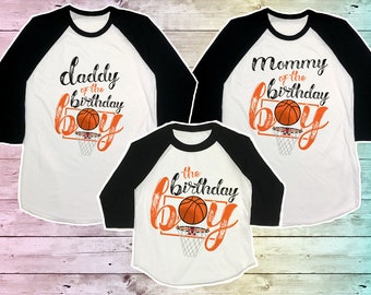 Matching Basketball Birthday PNG, Basketball Birthday Boy Shirts PNG, Birthday Boy PNG