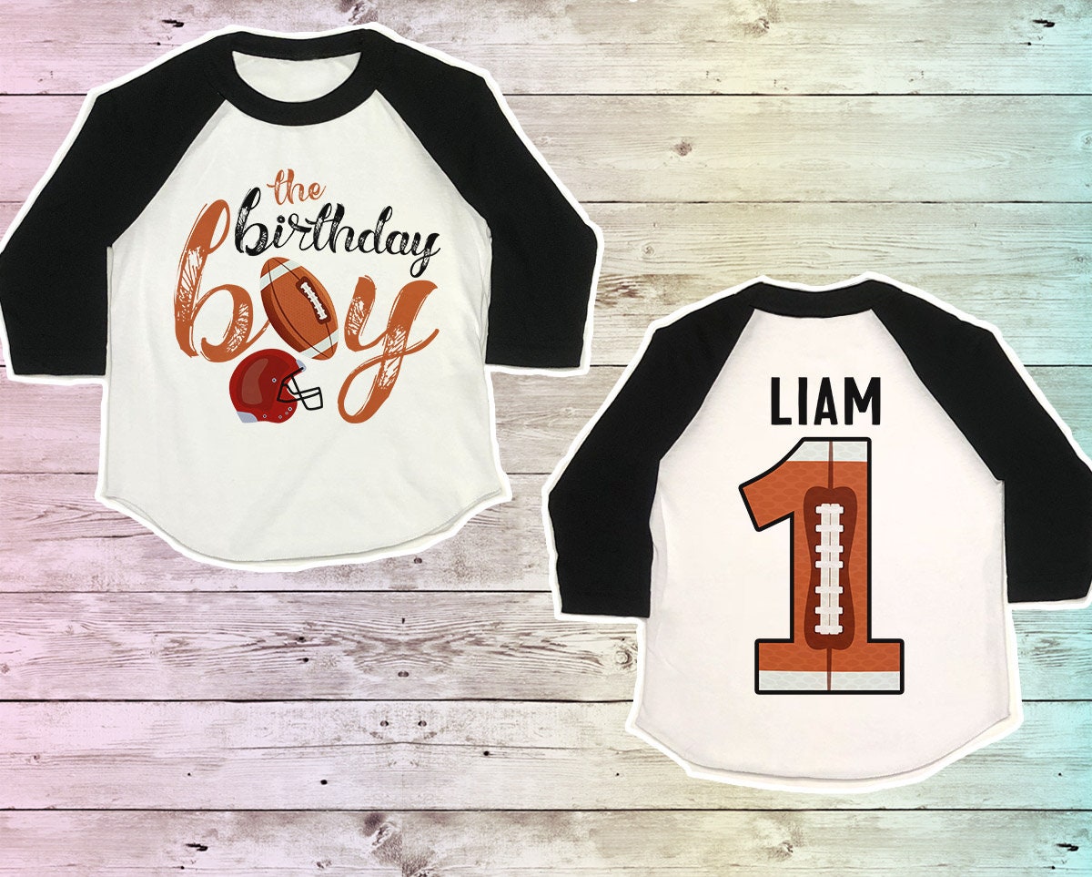 Football Birthday Shirt Football Family Birthday shirt | Etsy