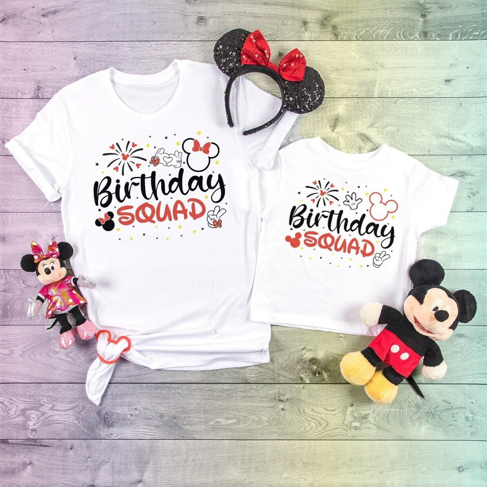 Birthday Squad Shirts Mickey Mouse Shirts Disney Squad Shirt Etsy