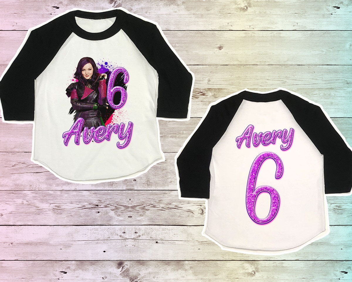 Descendants Birthday Shirt, Descendants Family Birthday Tshirt ...