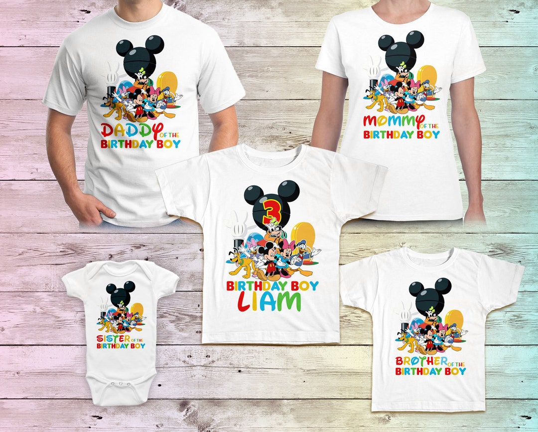 Mickey Mouse Clubhouse Birthday Shirt, Mickey Mouse Birthday