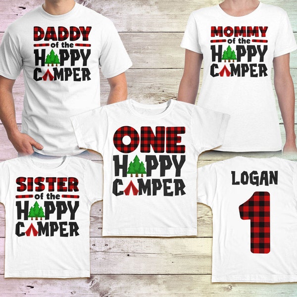 Family One Happy Camper 1st Birthday Etsy