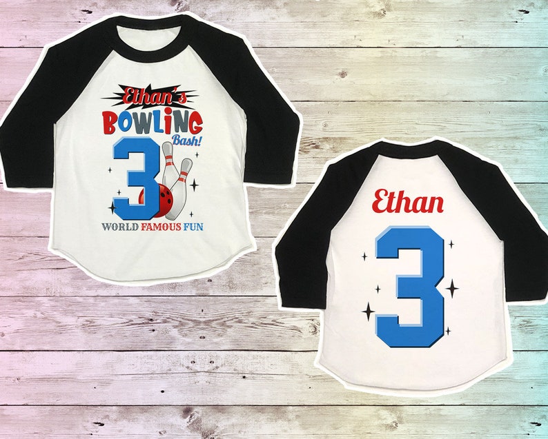 Bowling Birthday Shirt Bowling Family Birthday Shirt Bowling Etsy