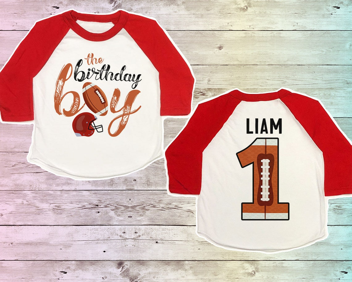 Football Birthday Shirt Football Family Birthday shirt | Etsy