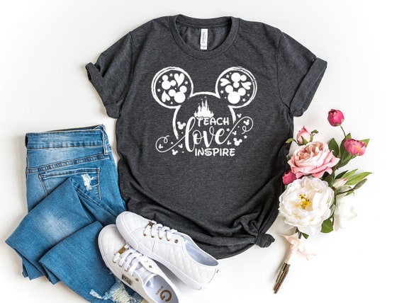 Teach Love Inspire Red For Ed Gift Teacher Supporter Vintage T-Shirt Teach Love Inspire Red For Ed Gift Teacher Supporter Vintage T-Shirt