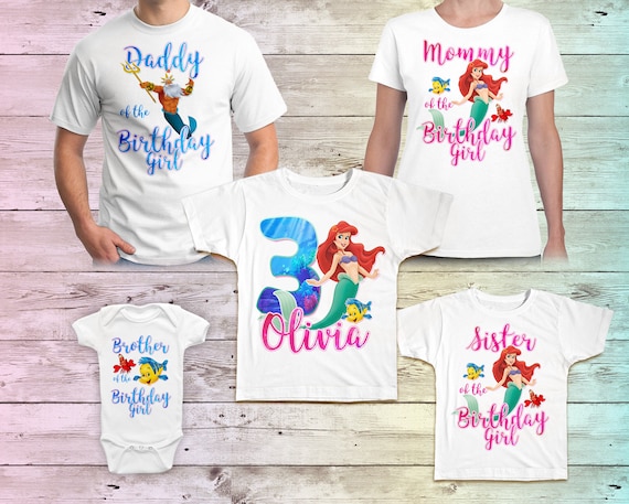 Mermaid Papa Mermaid Birthday Party Tshirt Mermaid Papa Mermaid Birthday Party Tshirt