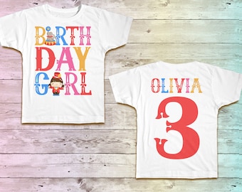 Circus Birthday Shirt, Circus Birthday shirt, Girl's Circus Family Matching Shirts, Circus Mommy Birthday tshirt, Circus Family Birthday