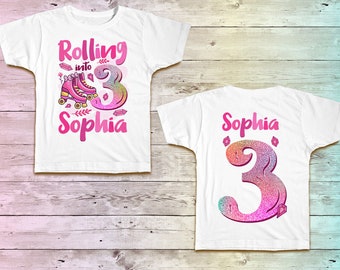 Roller skate birthday shirt, Roller Skating birthday Blade shirts, Roller skating party, Roller skate shirt, Roller skate Pink Raglan