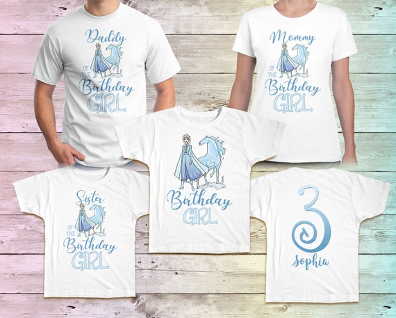 Girls frozen shirt hotsell