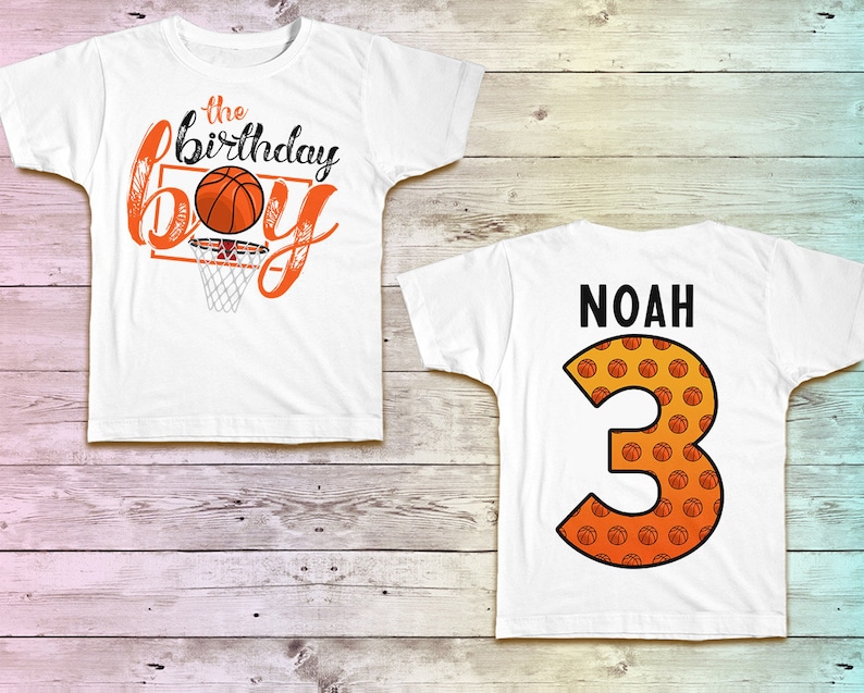 Basketball Birthday Shirt Basketball Family Birthday Shirt - Etsy