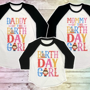Circus Birthday Shirt, Circus Birthday shirt, Girls Circus Family Matching Shirts, Circus Mommy Birthday Raglan, Circus Daddy Birthday Shirt