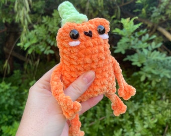 Amigurumi pumpkin leggy froggy | Crochet pumpkin leggy froggy | Halloween plushie