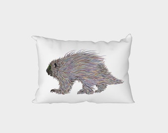 Pillow/cushion cover with “Spike the Porcupine ” design