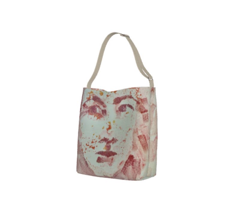 Neoprene tote with original art work design