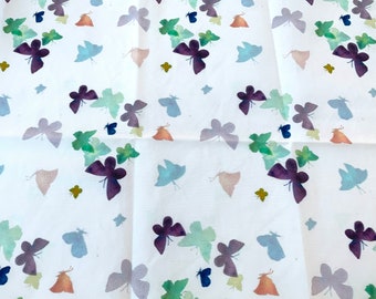 Tea towel, “Flutter By” design