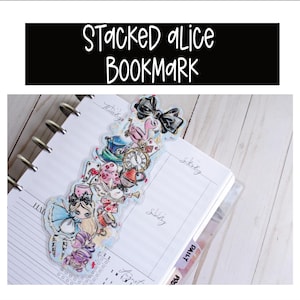 Stacked Bookmark travelers notebooks ring planners disc planners