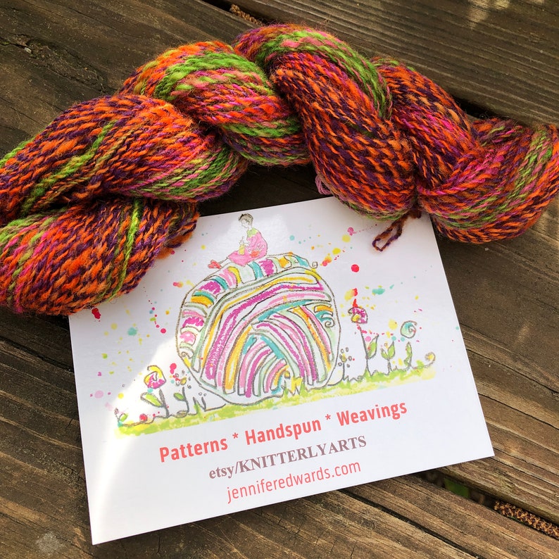 Handspun Yarn for Knitting/weaving/crafting - Etsy