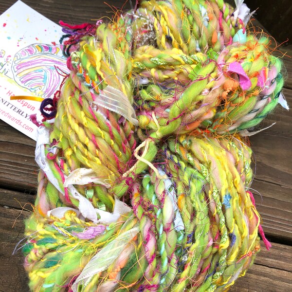 Handspun Art Yarn Etsy