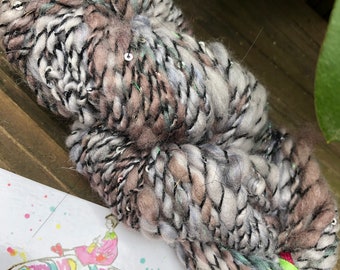 Handspun Art Yarn for Knitting/Weaving/Crafting.