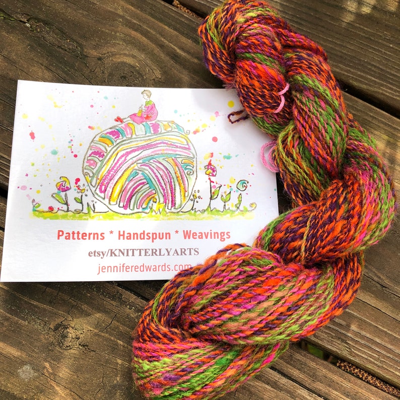Handspun Yarn for Knitting/weaving/crafting - Etsy