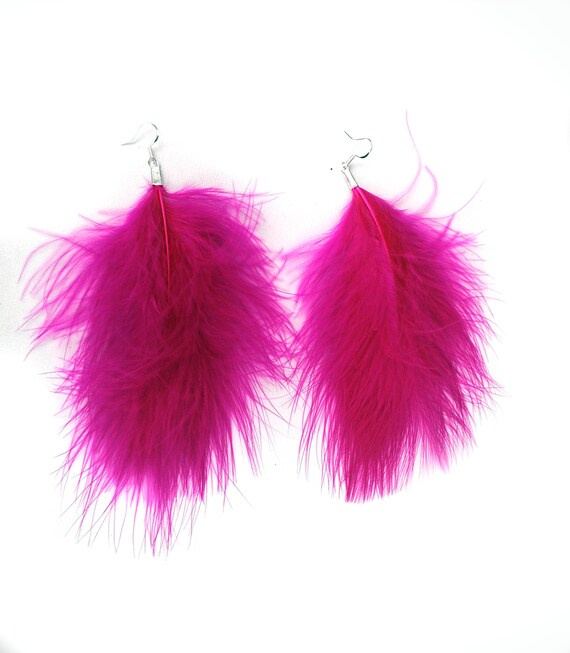 Y Lindos Pendientes De Plumas Verdaderas Pendientes Rosados Y Lindos Pendientes De Plumas Verdaderas Pendientes Rosados