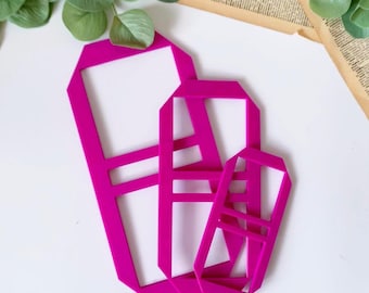 3 Piece Mini book making templates / stencils - Great for bookbinding, junk journal, calendar or notebook making & other crafts