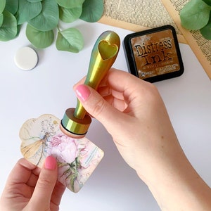 Ink Dauber Blending Tool met klittenband voor stempelkussens – ideaal voor kaarten maken, scrapbooking en doe-het-zelf knutselen