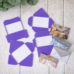 Mini Umschlag Vorlagen Set: Wiederverwendbare Schablonen für Journaling & Geschenke