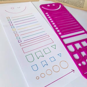 Notebuddy – szablon do dziennika – pomysł na prezent dla nauczyciela – szablony do dziennika Bullet do scrapbookingu, szkicowania i tworzenia rysunków zdjęcie 3