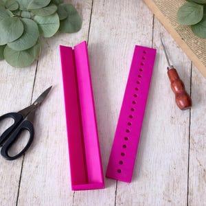 Signature punch tool for bookbinding, sketchbook, notebook and junk journal making, 3D printed ECO friendlly journal tool