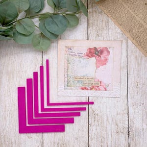 Strumento per la creazione di copertine e distanziatori, modello per copertina, strumento per rilegatura, strumento per la creazione di copertine, strumento per la creazione di libri, mini album, album di ritagli, diario di scarto