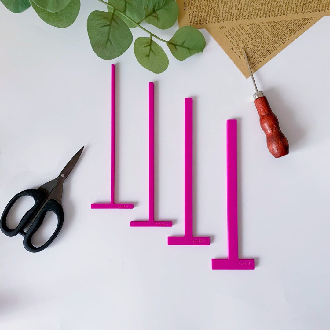 Spacer Tool, T Bar, Cover Template, Bookbinding / Binding Tool, Cover