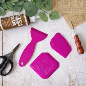 Glue Spreader / Bone Folder Set: Scrapbooking & Book-Making Tools