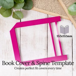 6x6" Book Binding Template, Junk journal and book making - Stencils for Journals & Notebooks