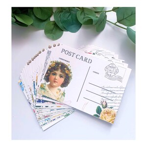 Postkarten fürs Journaling - gedruckte digitale Kunst für Junk Journals, Scrapbooking & CardMaking - 15er Pack (A6)
