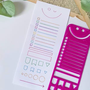 Notebuddy – szablon do dziennika – pomysł na prezent dla nauczyciela – szablony do dziennika Bullet do scrapbookingu, szkicowania i tworzenia rysunków zdjęcie 4