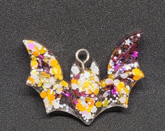 Resin Bat Keychain