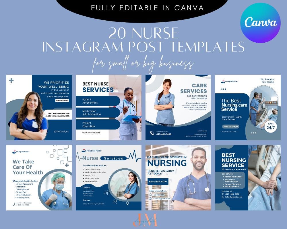 Nurse Injector Instagram Templates | Botox Skincare Social Media Posts ...