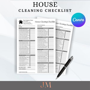 Planejador de limpeza | Lista de verificação de limpeza | Planejador para impressão | Tarefas domésticas semanais | Cronograma de limpeza editável | Lista de tarefas | Adhd Clean Home