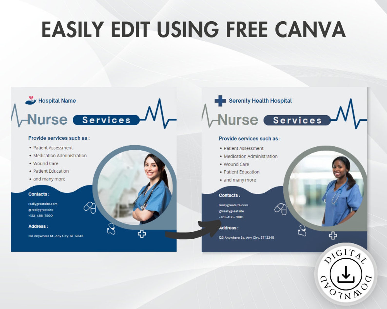 Nurse Injector Instagram Templates | Botox Skincare Social Media Posts ...