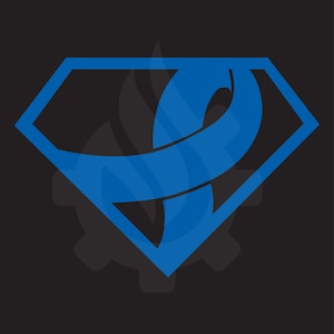 Awareness Hero Vinyl Decal, Awareness Ribbon Decal, Awareness Ribbon Sticker, Cancer Awareness Decal, Superhero Decal