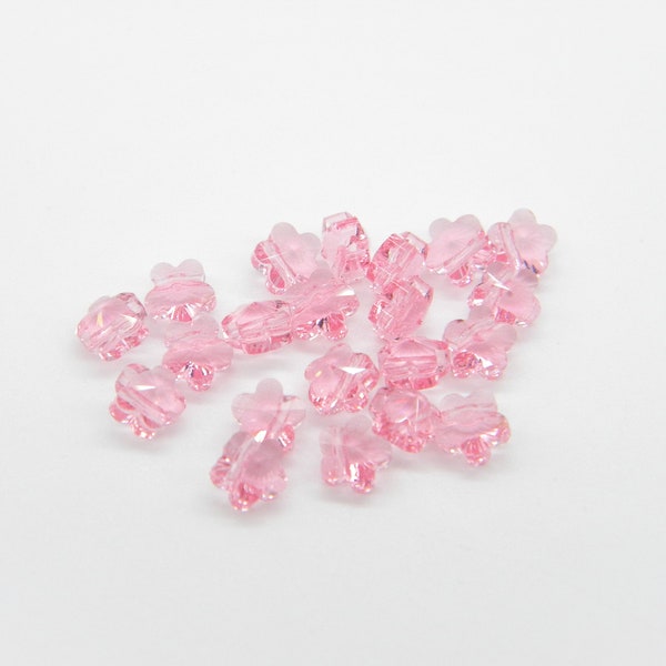 12 Pcs Swarovski ( 5744 ) Flower Beads