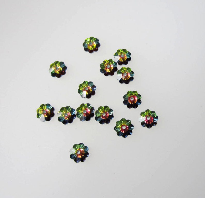 10 Pcs Swarovski 3700 6 x 2mm Margarita Bead image 3